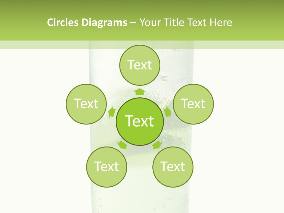 Leaf Herb Glass PowerPoint Template