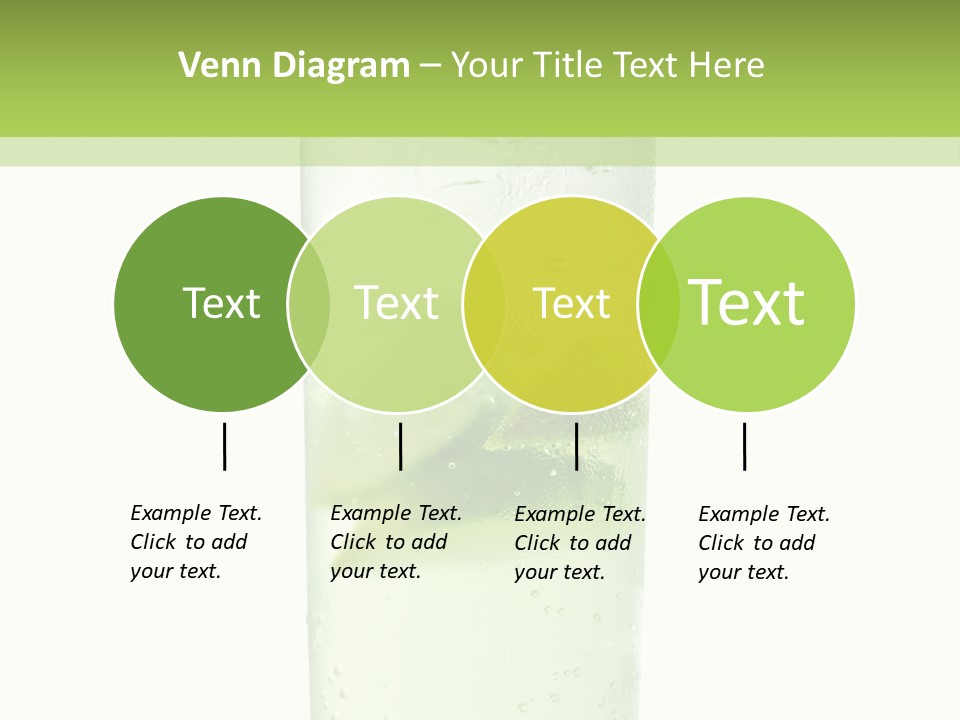 Leaf Herb Glass PowerPoint Template