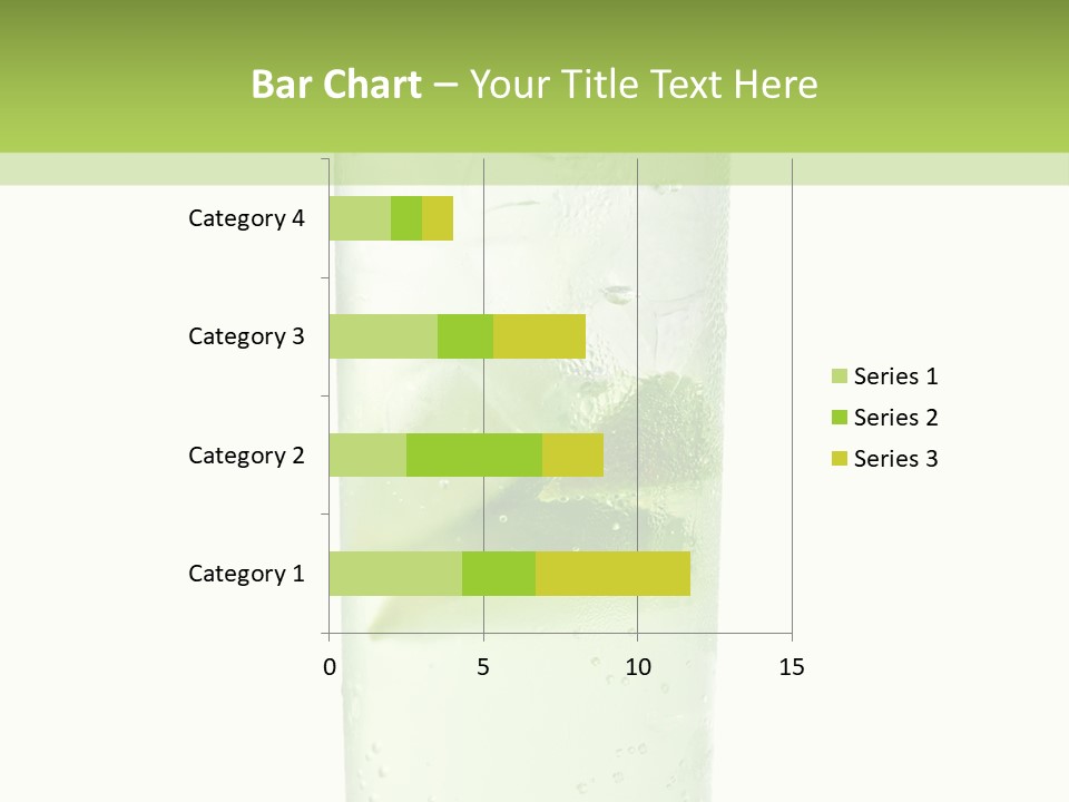 Leaf Herb Glass PowerPoint Template