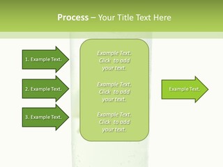 Leaf Herb Glass PowerPoint Template
