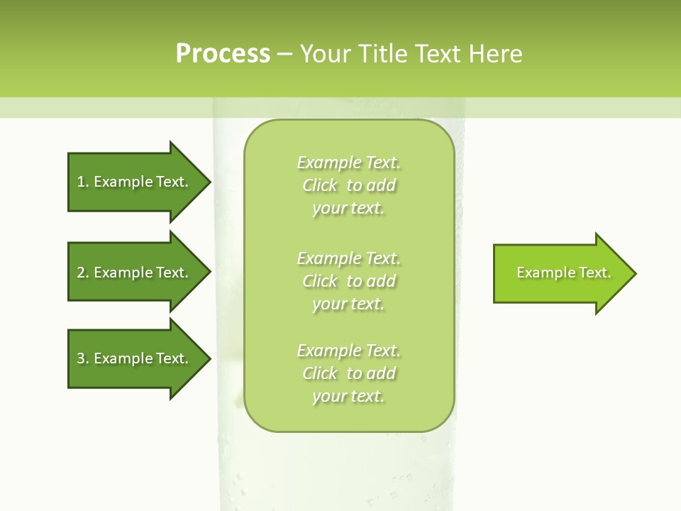 Leaf Herb Glass PowerPoint Template