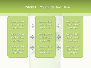 Leaf Herb Glass PowerPoint Template