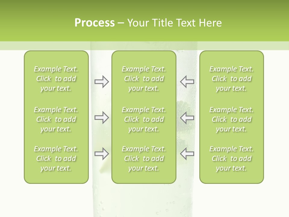 Leaf Herb Glass PowerPoint Template