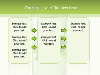 Leaf Herb Glass PowerPoint Template