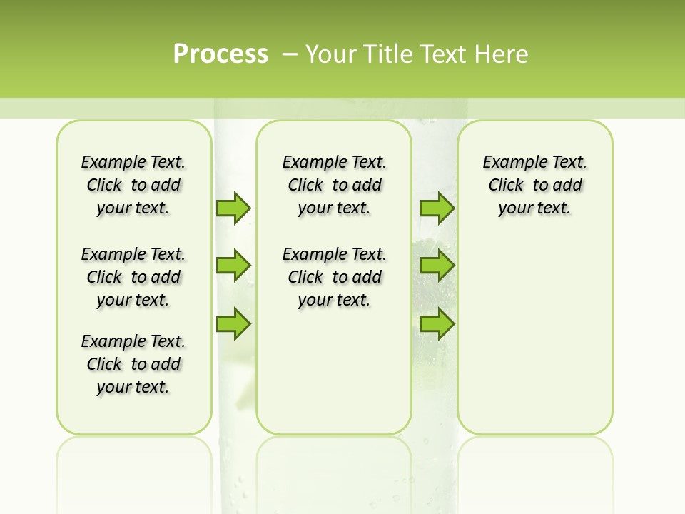 Leaf Herb Glass PowerPoint Template