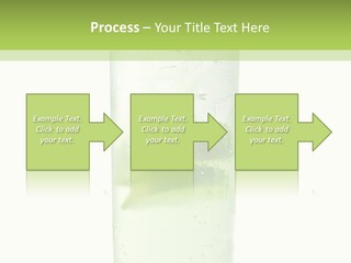 Leaf Herb Glass PowerPoint Template