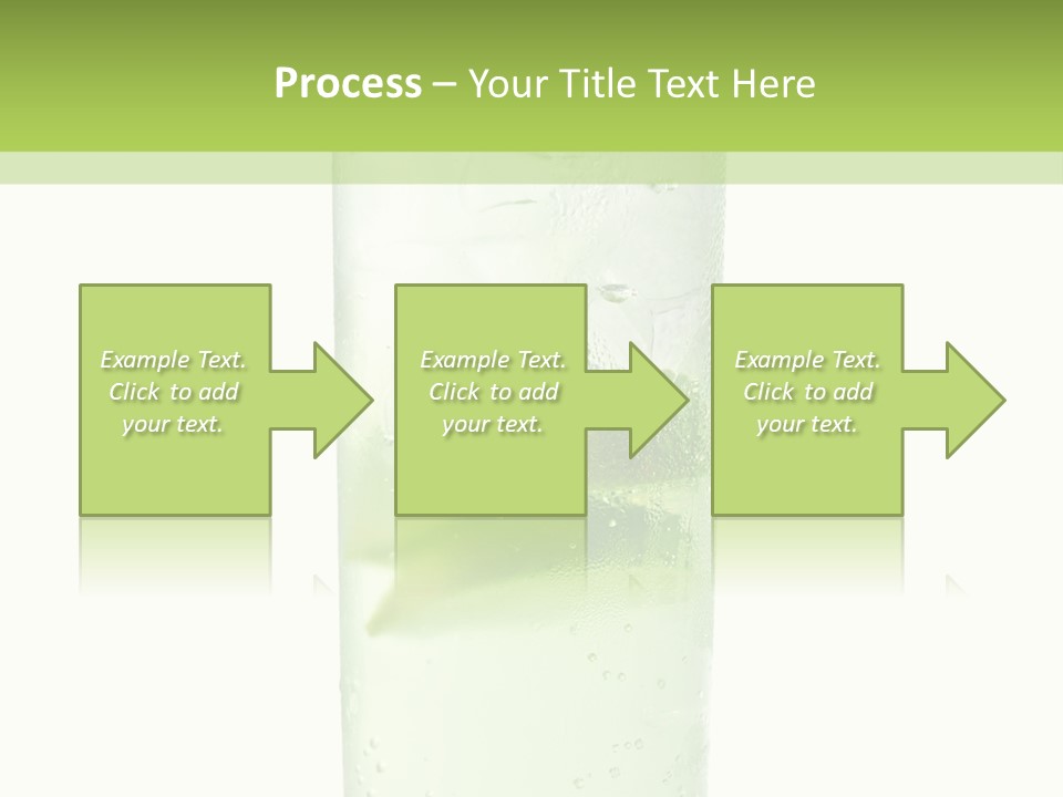 Leaf Herb Glass PowerPoint Template