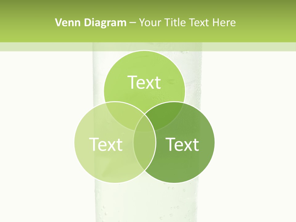 Leaf Herb Glass PowerPoint Template