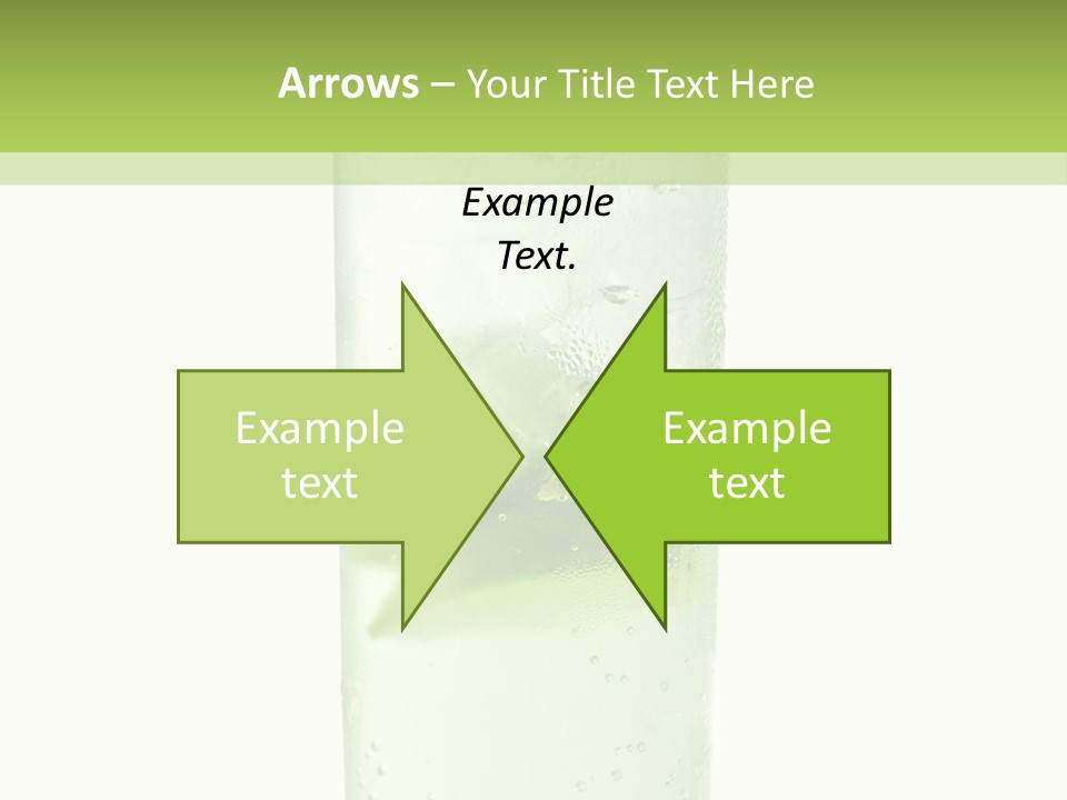 Leaf Herb Glass PowerPoint Template