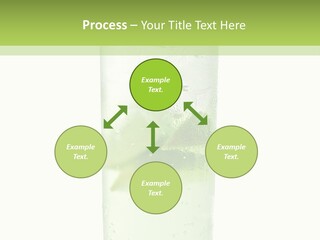 Leaf Herb Glass PowerPoint Template
