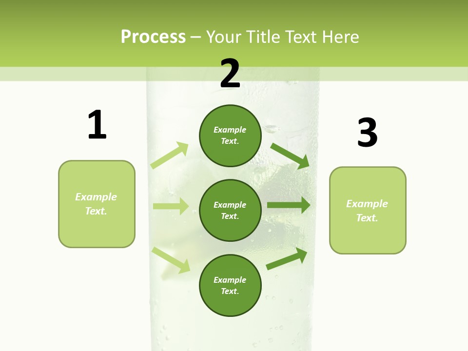 Leaf Herb Glass PowerPoint Template