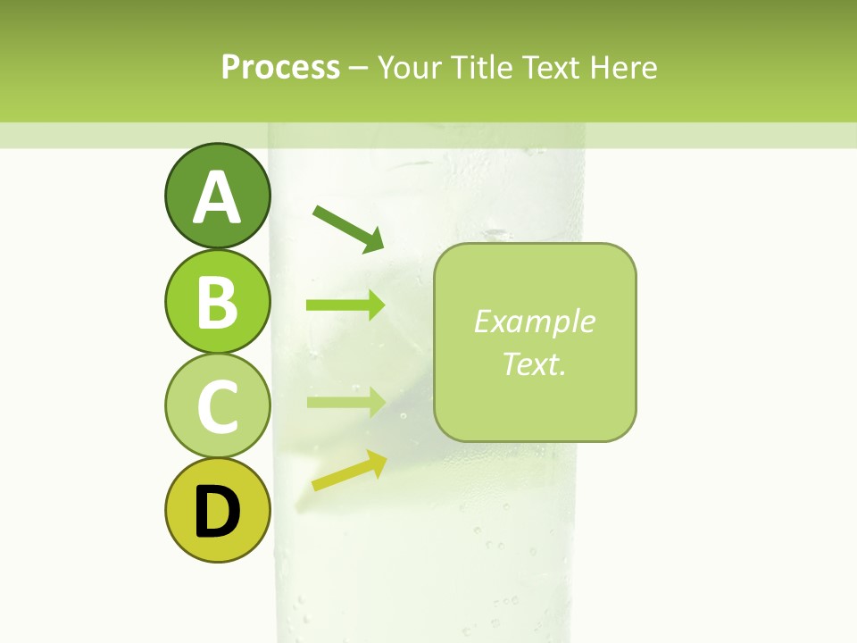 Leaf Herb Glass PowerPoint Template