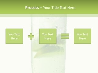 Leaf Herb Glass PowerPoint Template