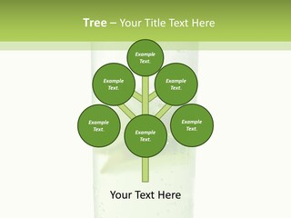 Leaf Herb Glass PowerPoint Template