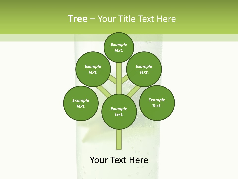 Leaf Herb Glass PowerPoint Template