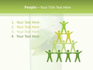 Leaf Herb Glass PowerPoint Template