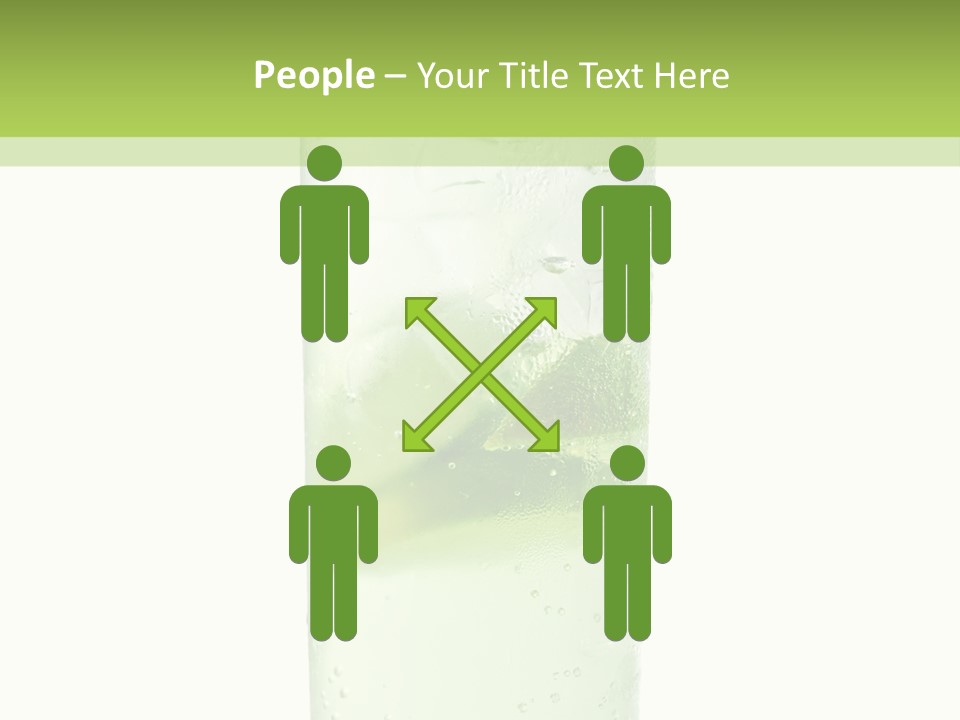 Leaf Herb Glass PowerPoint Template