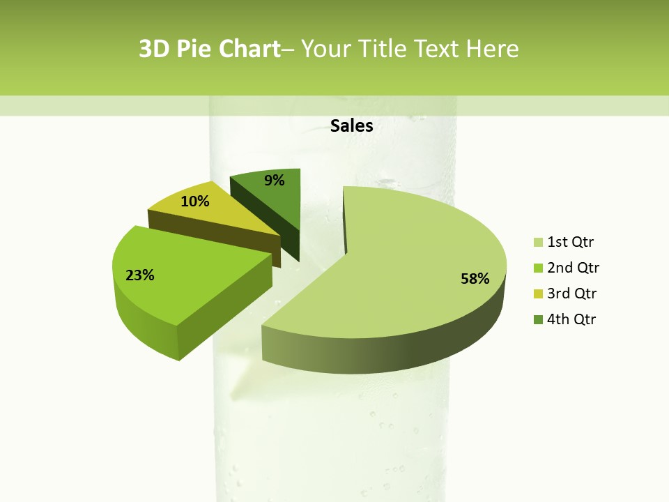Leaf Herb Glass PowerPoint Template