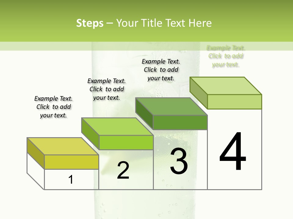 Leaf Herb Glass PowerPoint Template