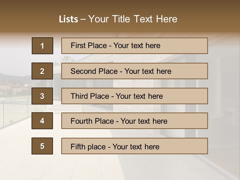Tiled Beautiful Modern PowerPoint Template