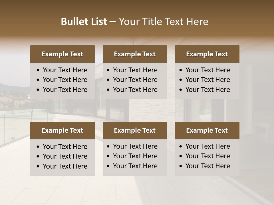 Tiled Beautiful Modern PowerPoint Template
