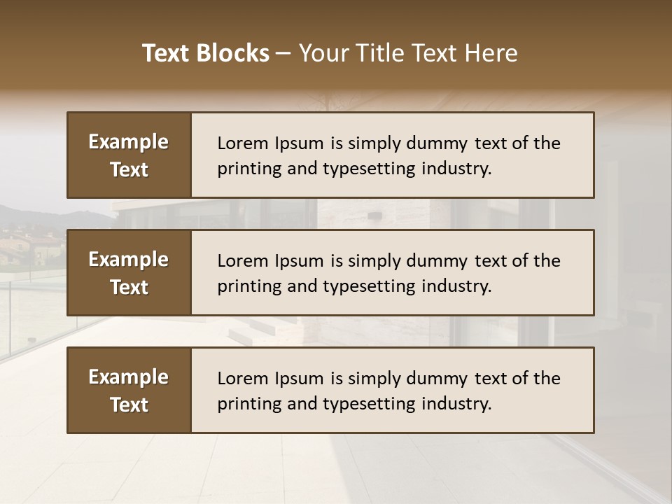 Tiled Beautiful Modern PowerPoint Template