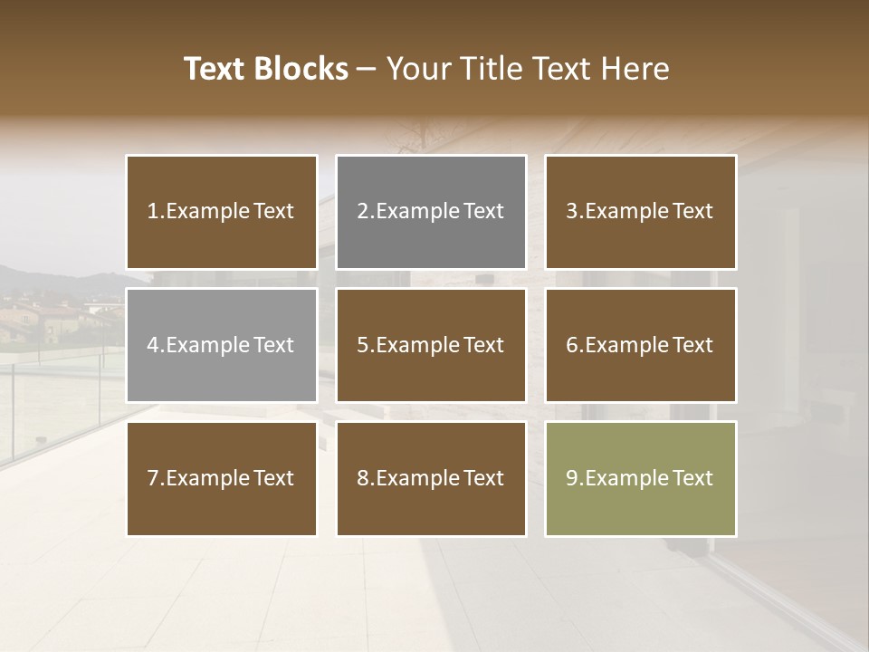 Tiled Beautiful Modern PowerPoint Template