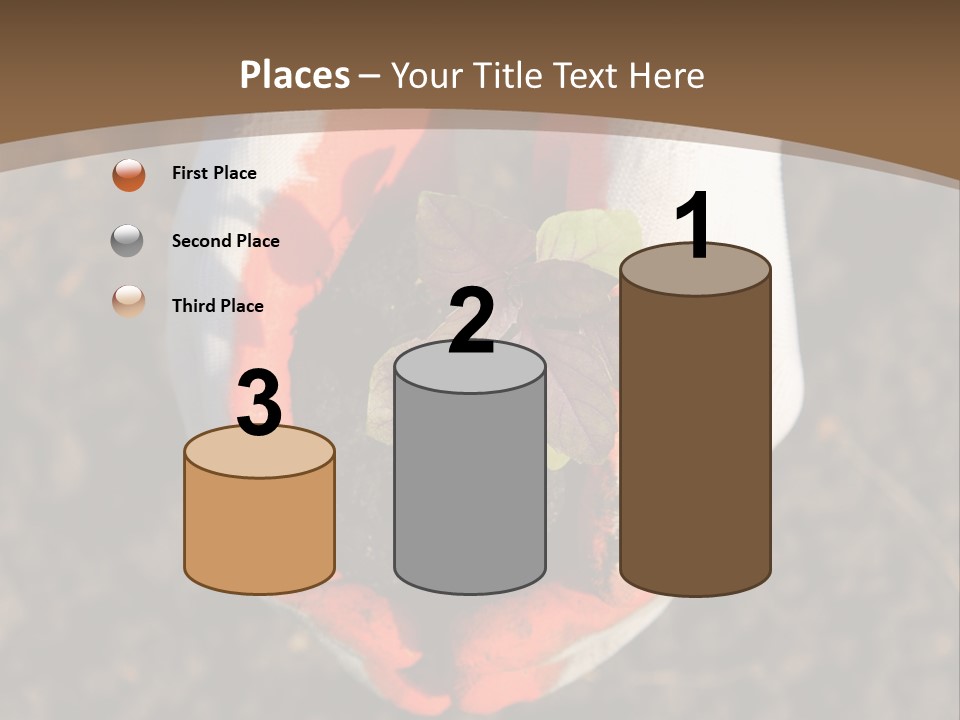 People Gloves Cultivating PowerPoint Template