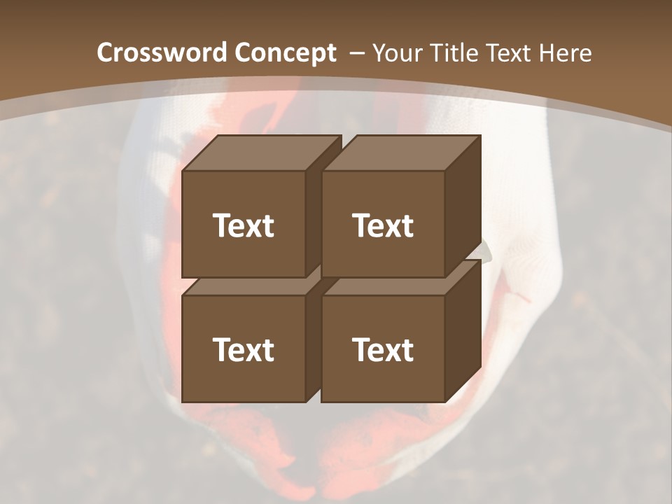 People Gloves Cultivating PowerPoint Template