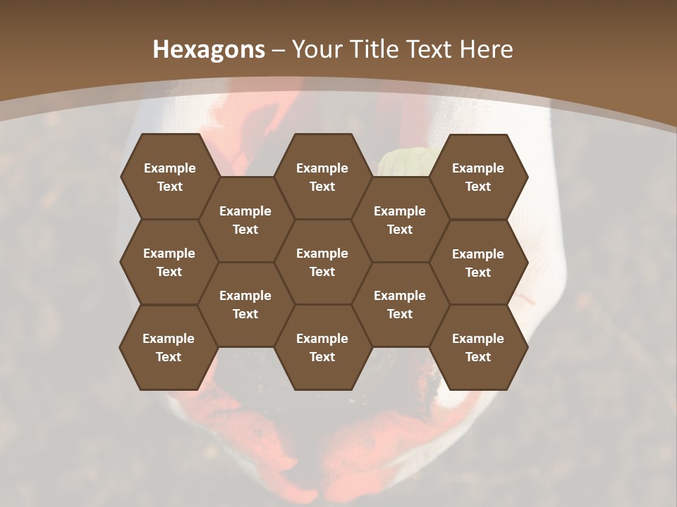 People Gloves Cultivating PowerPoint Template