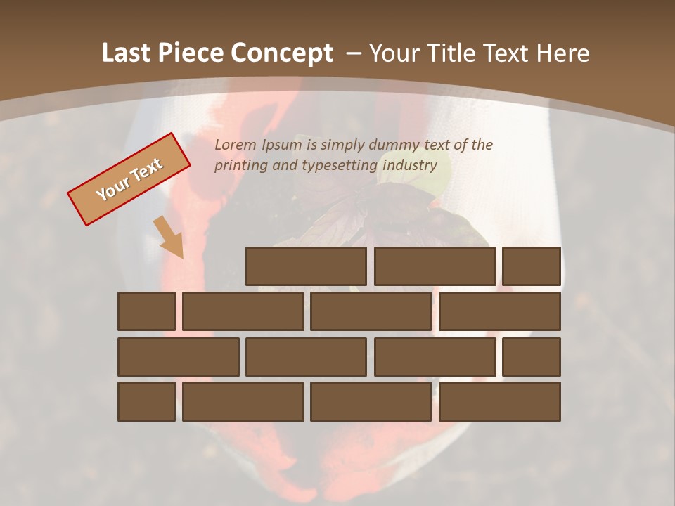 People Gloves Cultivating PowerPoint Template