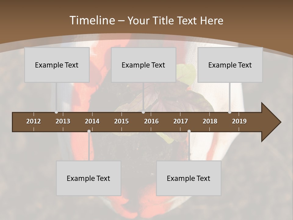 People Gloves Cultivating PowerPoint Template