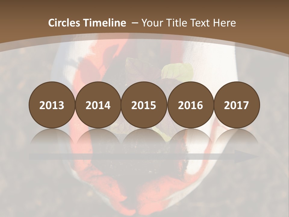 People Gloves Cultivating PowerPoint Template