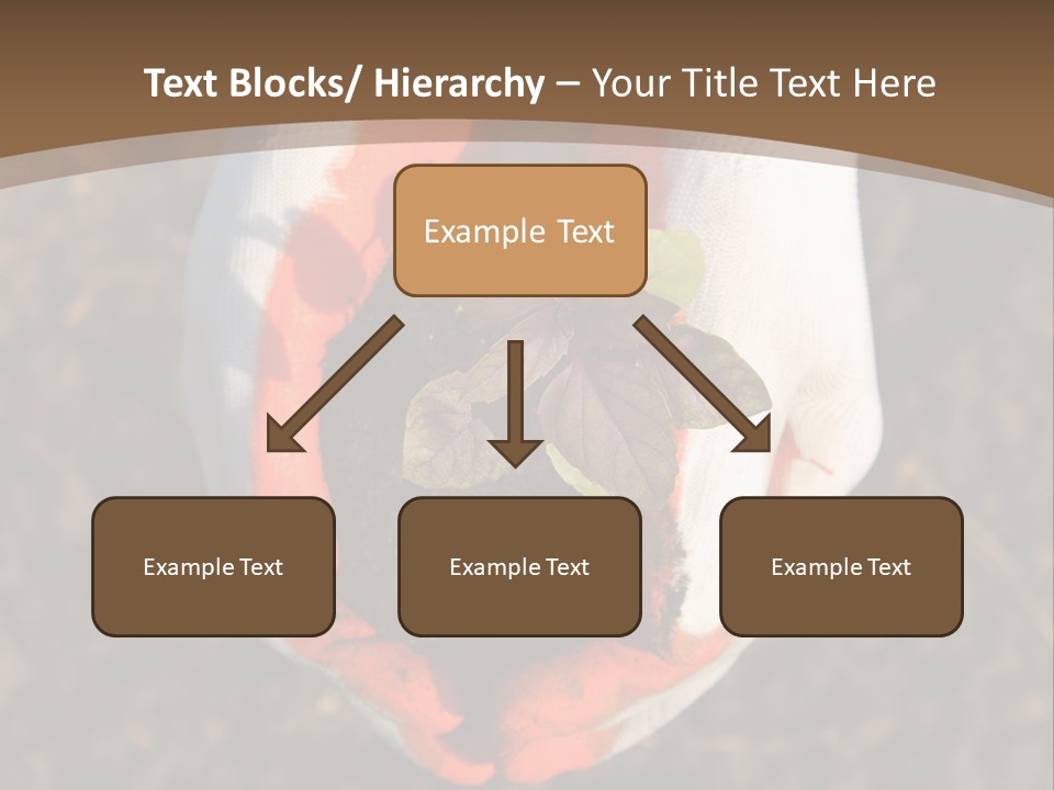 People Gloves Cultivating PowerPoint Template