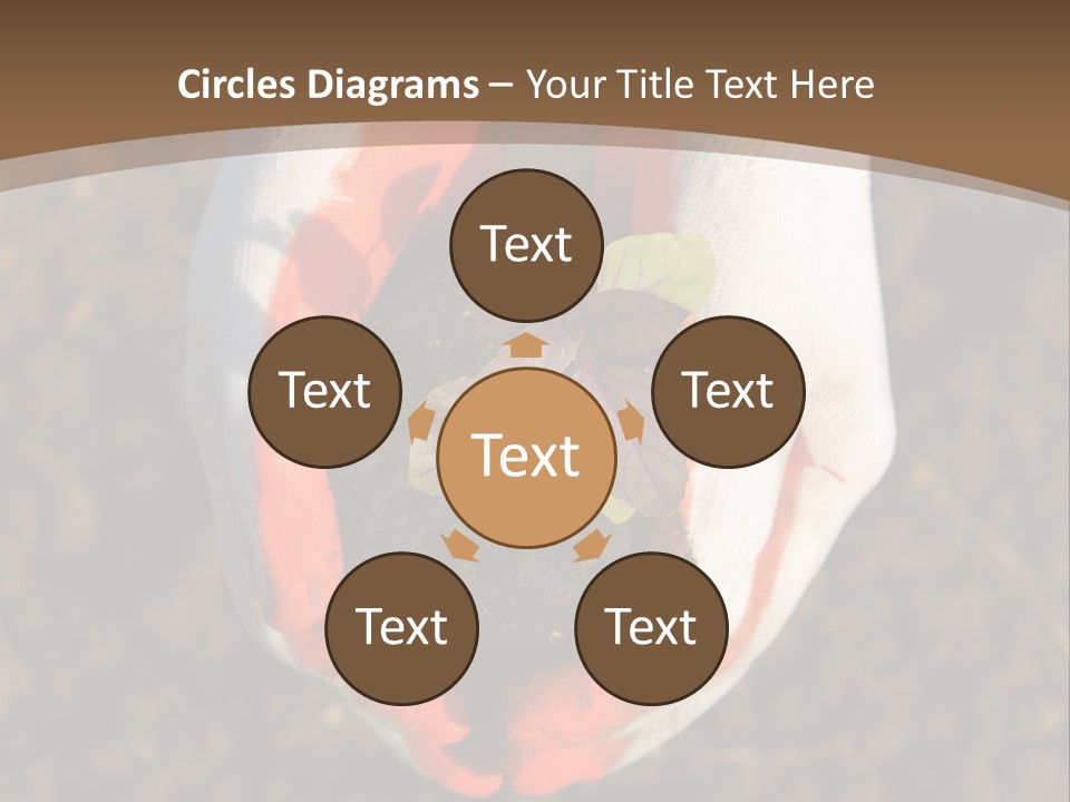 People Gloves Cultivating PowerPoint Template