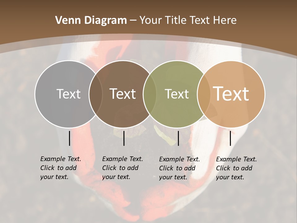 People Gloves Cultivating PowerPoint Template