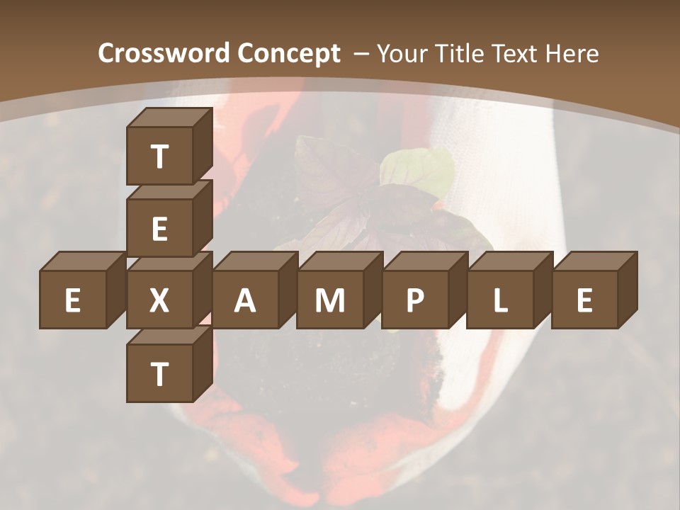 People Gloves Cultivating PowerPoint Template