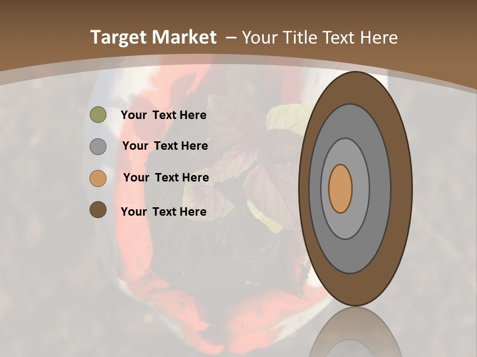 People Gloves Cultivating PowerPoint Template