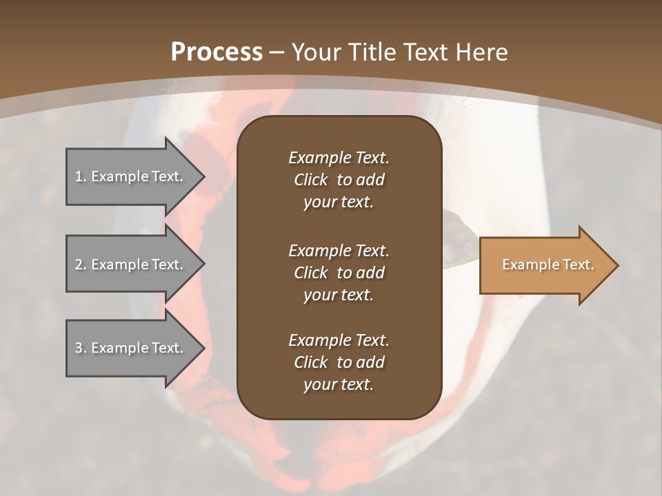 People Gloves Cultivating PowerPoint Template
