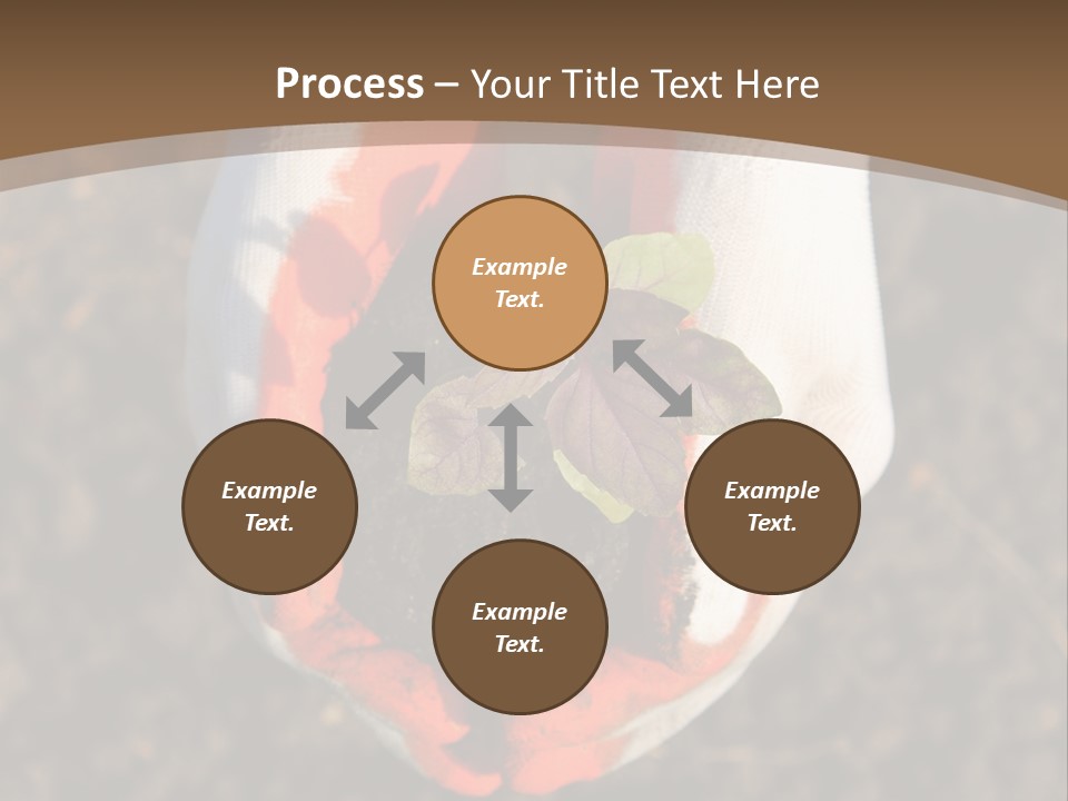People Gloves Cultivating PowerPoint Template