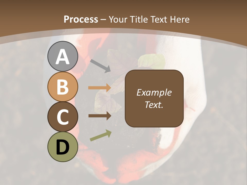 People Gloves Cultivating PowerPoint Template