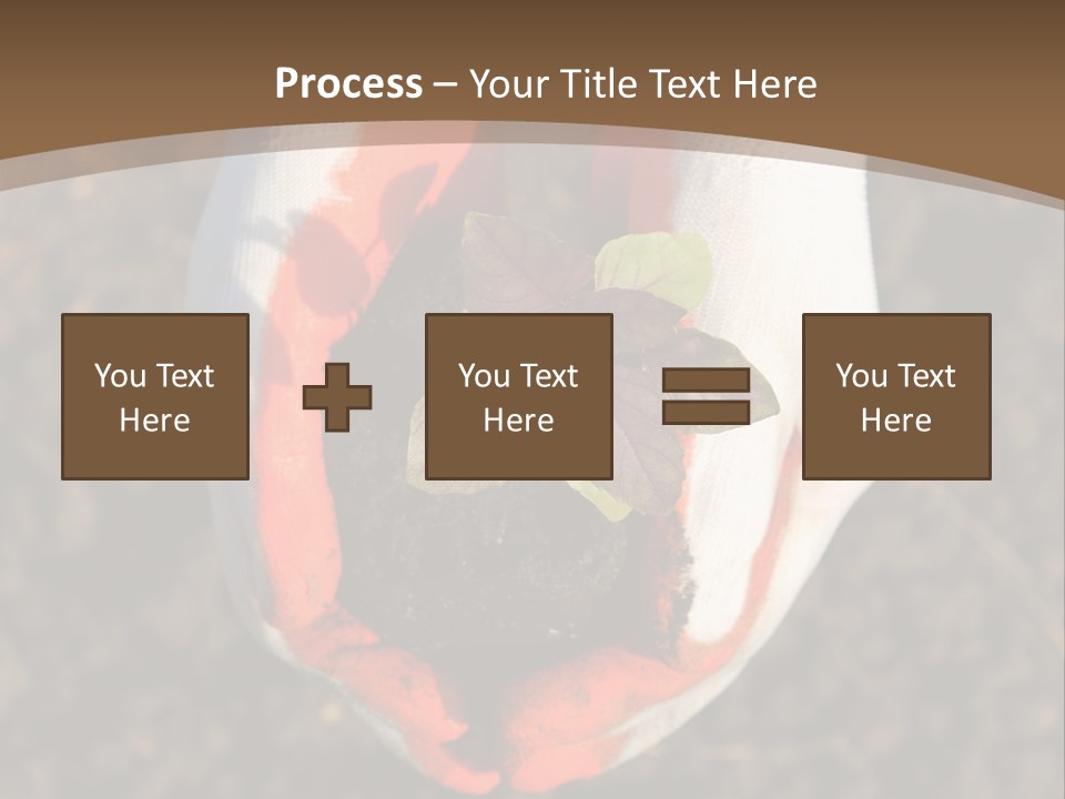 People Gloves Cultivating PowerPoint Template