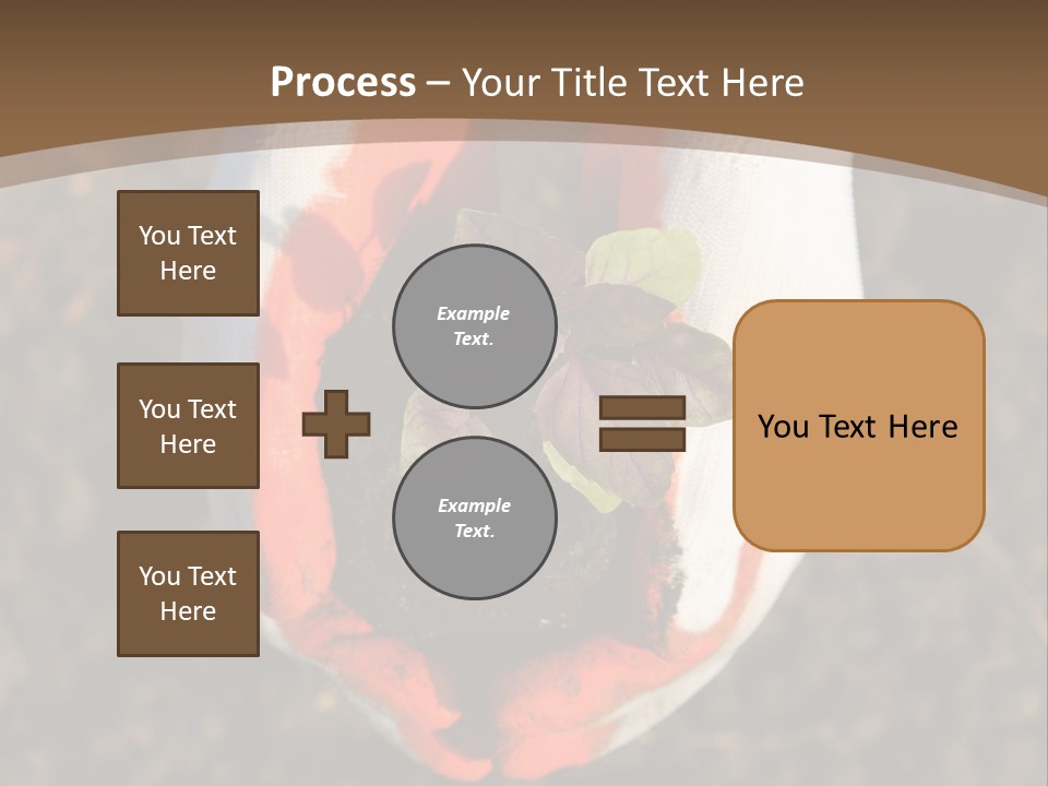 People Gloves Cultivating PowerPoint Template