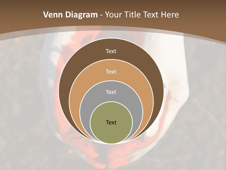 People Gloves Cultivating PowerPoint Template
