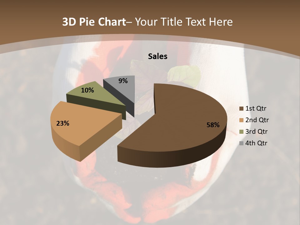 People Gloves Cultivating PowerPoint Template
