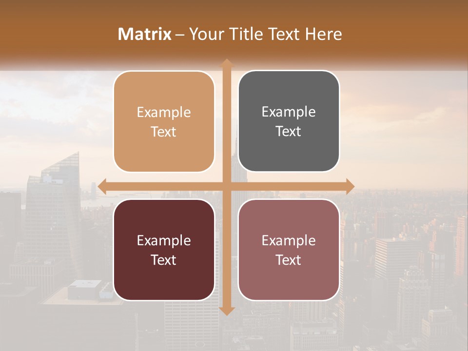 City Historic Manhattan PowerPoint Template