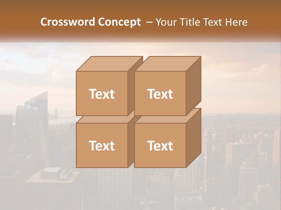 City Historic Manhattan PowerPoint Template