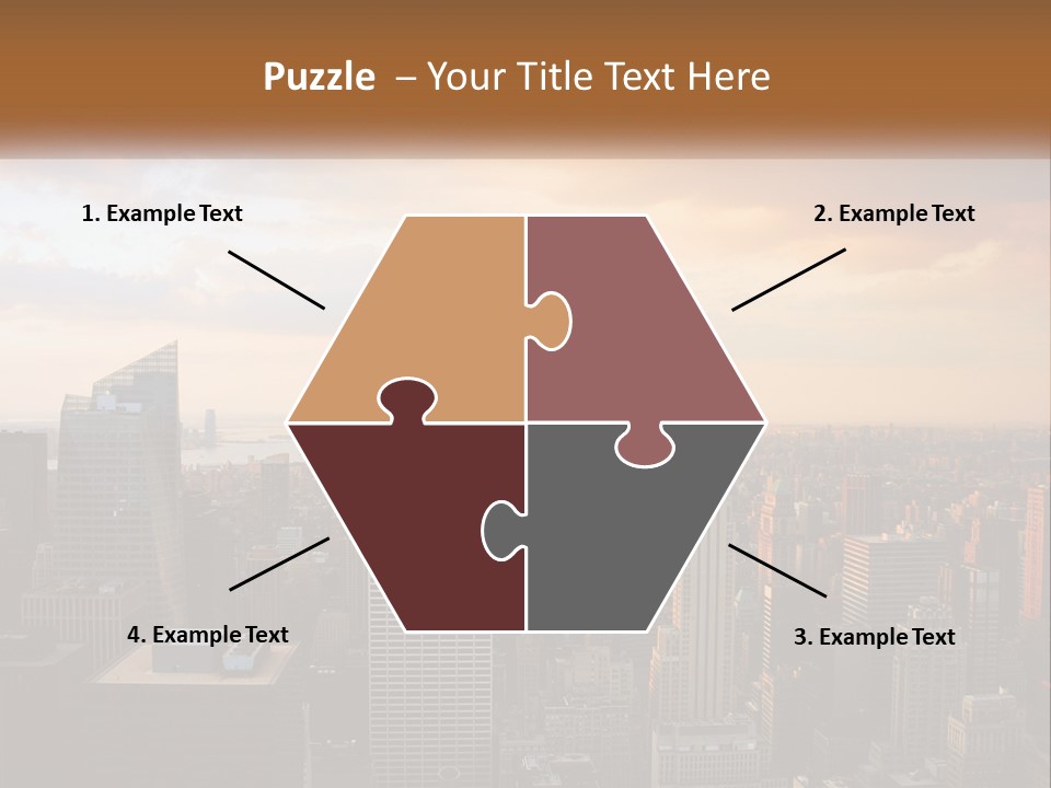 City Historic Manhattan PowerPoint Template