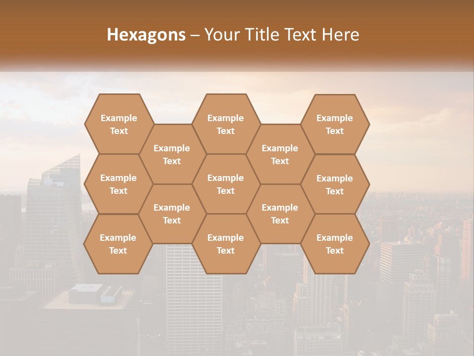 City Historic Manhattan PowerPoint Template