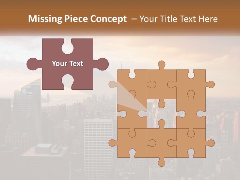 City Historic Manhattan PowerPoint Template